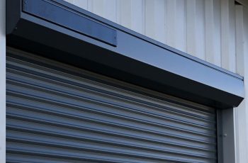 Solar powered roller shutter